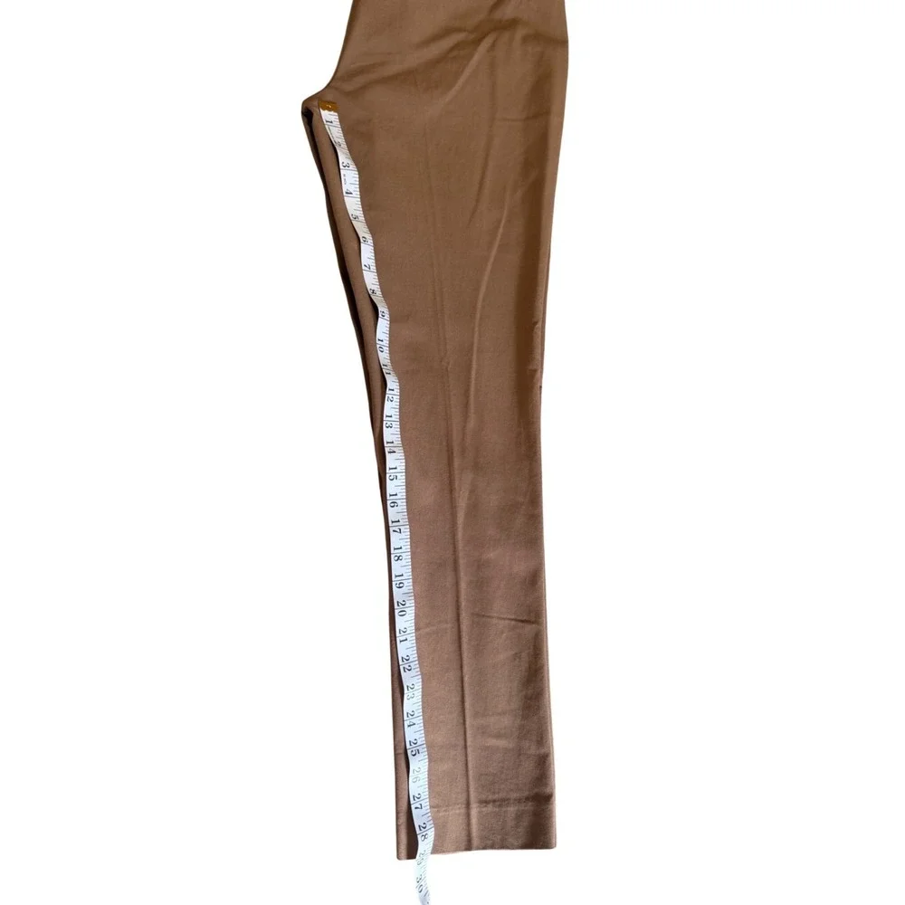 White House Black Market The Slim Pants Womens 6L Brown Excellent Stretch Office